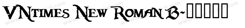 VNtimes New Roman B字体转换